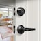 Premier Lock Entry Door Lever Combo Lock Set with Deadbolt, Matte Black LED07C - alternate 5